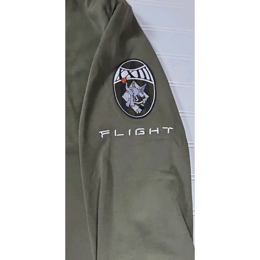 Jordan Essentials Men's Long-Sleeve Rugby Top  Cargo Khaki LARGE HF9323-325 NWT